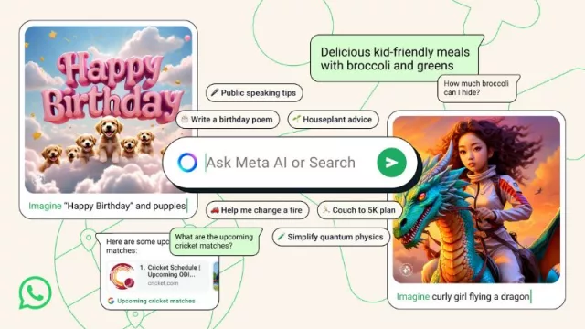 Qué ese circulito de colores que apareció en WhatsApp (Meta AI extiende sus tentáculos)
